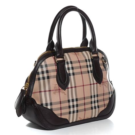 burberry orchard bag chocolate|BURBERRY Haymarket Check Small Orchard Bowling Bag .